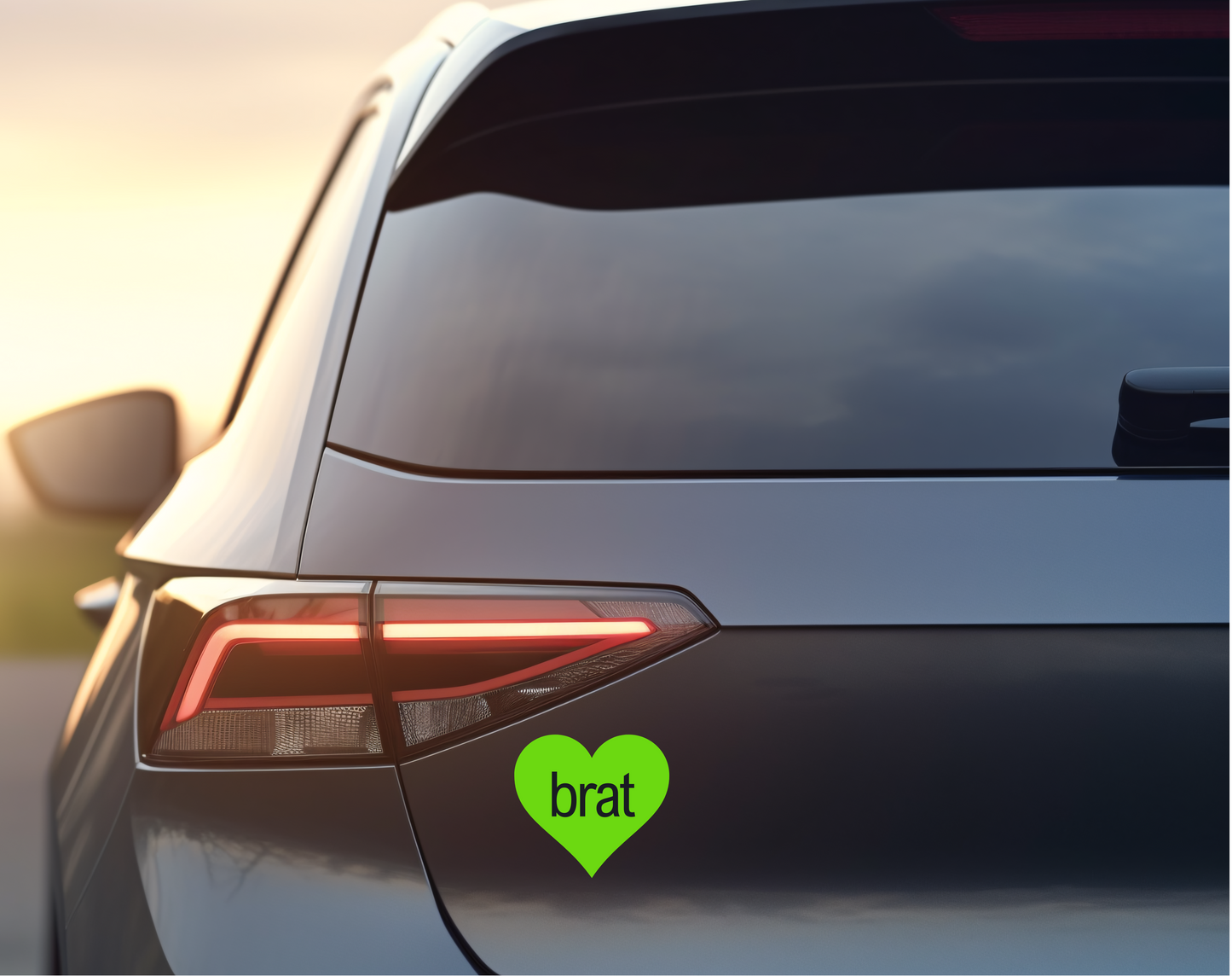 Brat Car Bumper Sticker