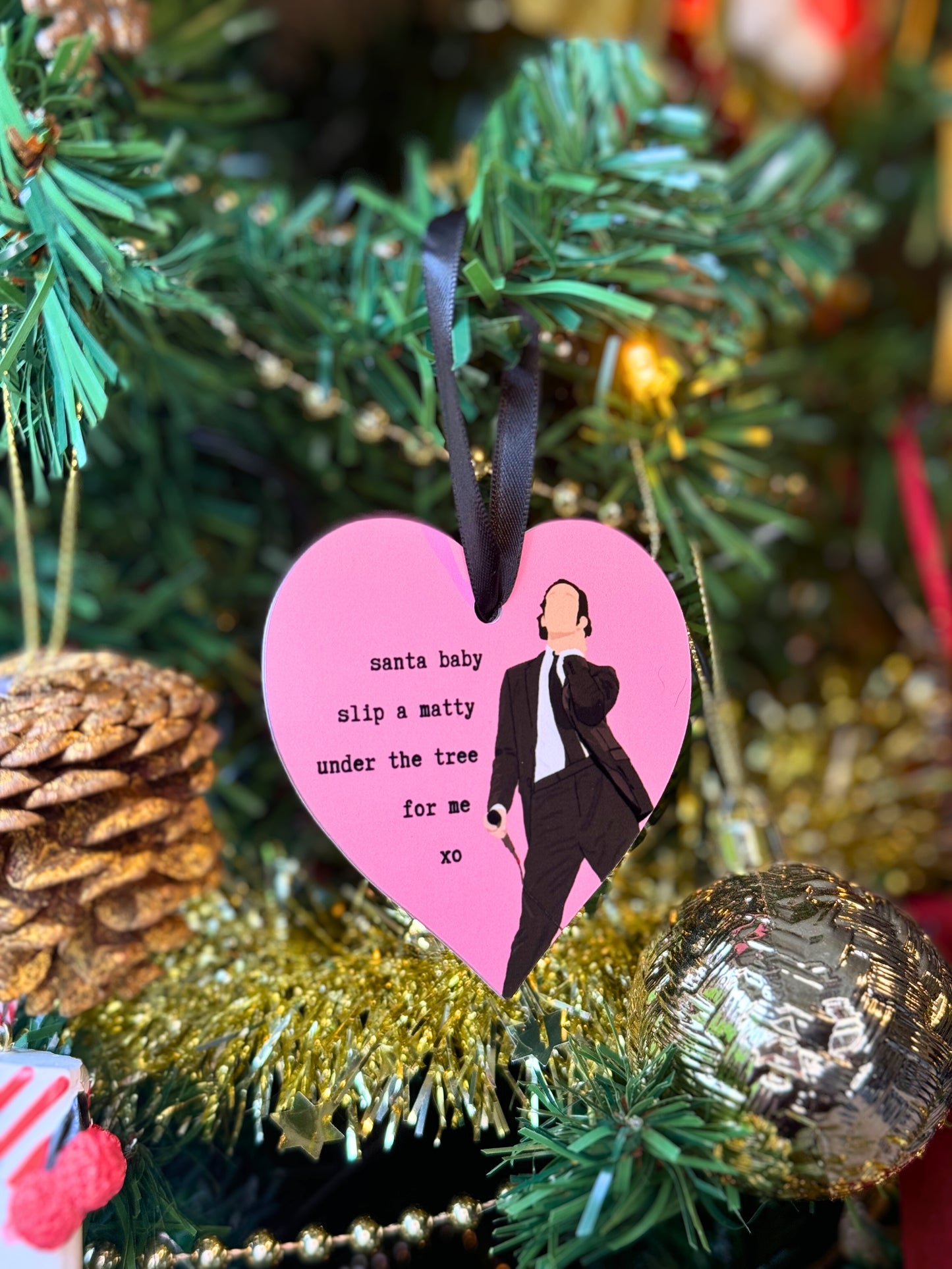 Santa Baby Matty Healy Christmas Tree Decoration