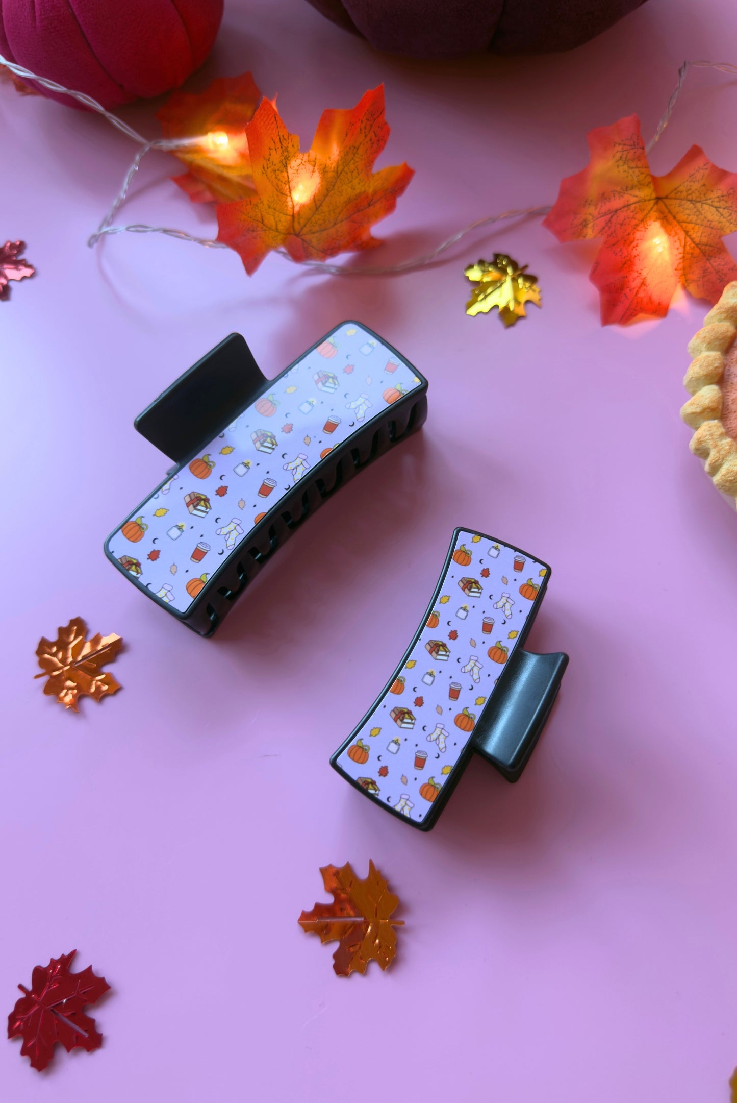 Autumn Girly Claw Clips