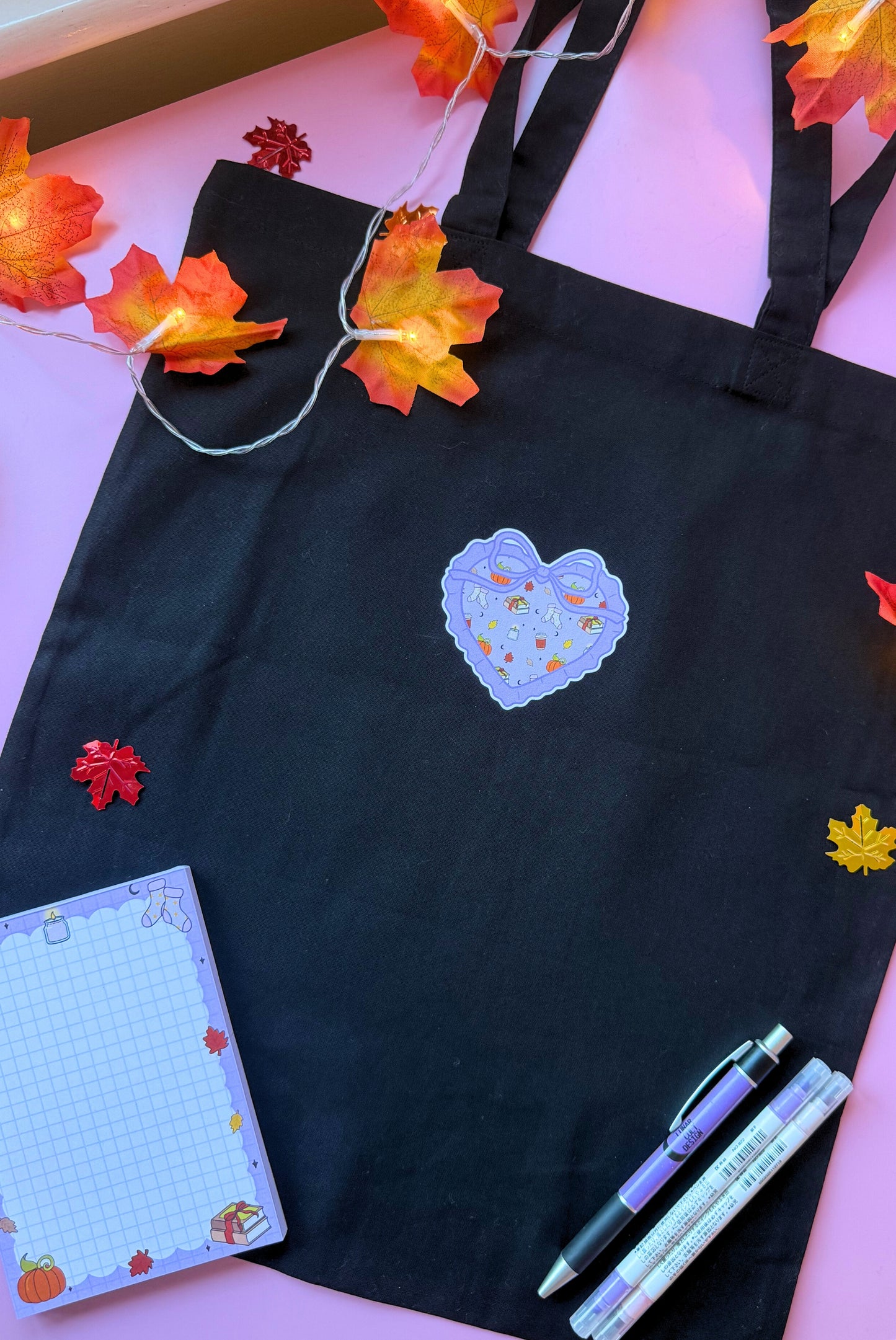 Autumn Girly Tote Bag