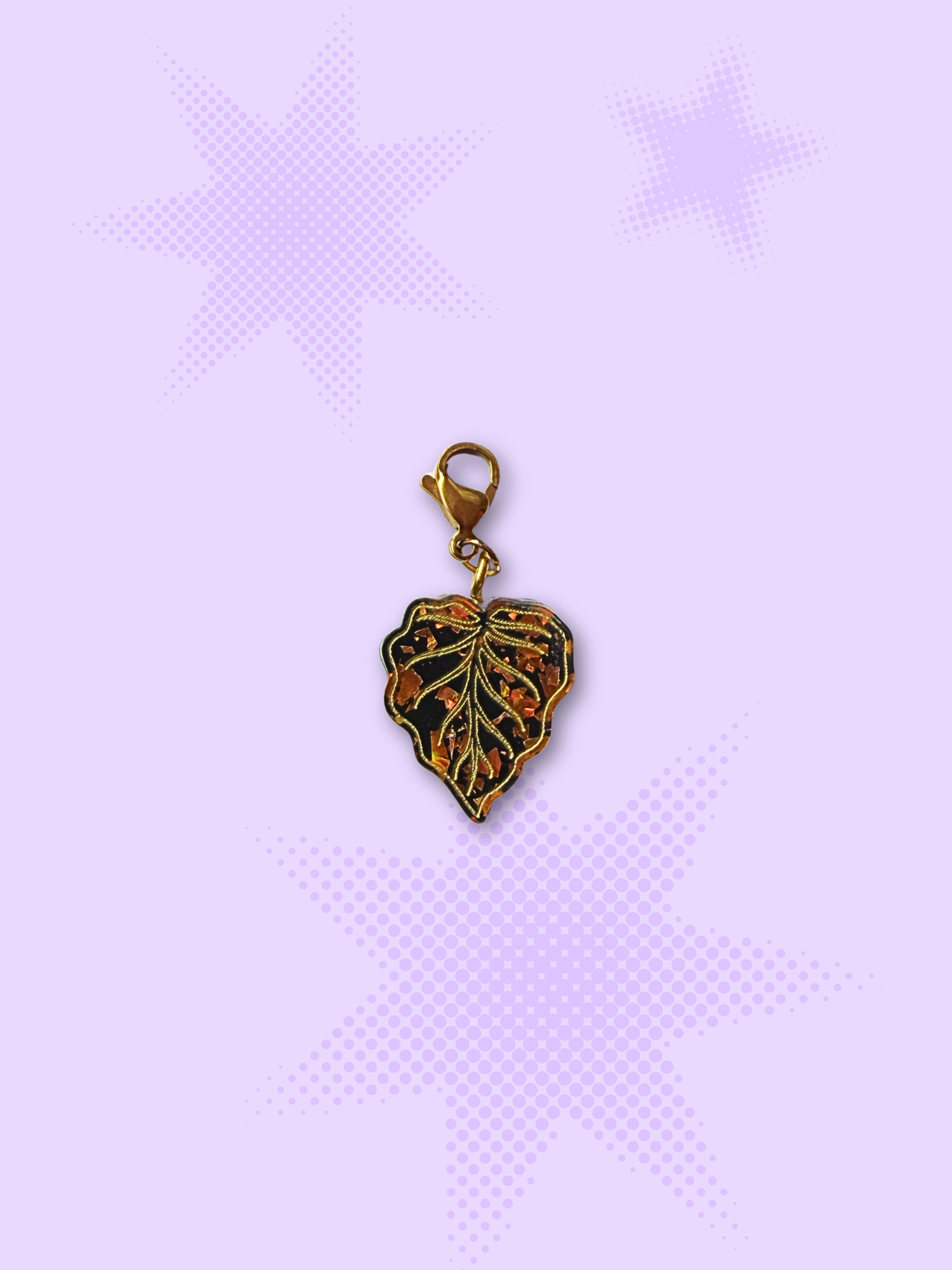 Autumn Leaf Charm