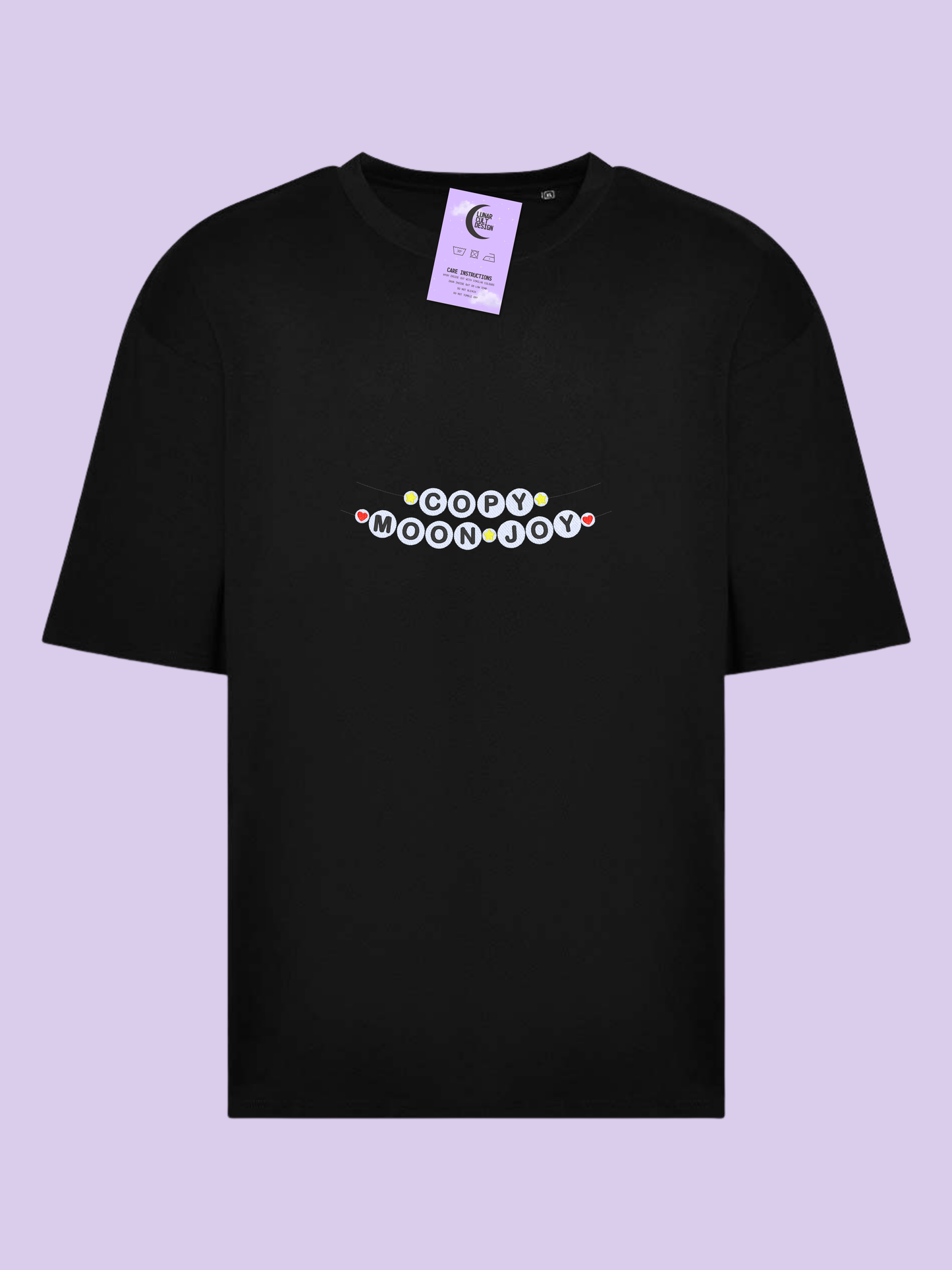 Copy Moon Joy Embroidered Oversized Boxy T-Shirt