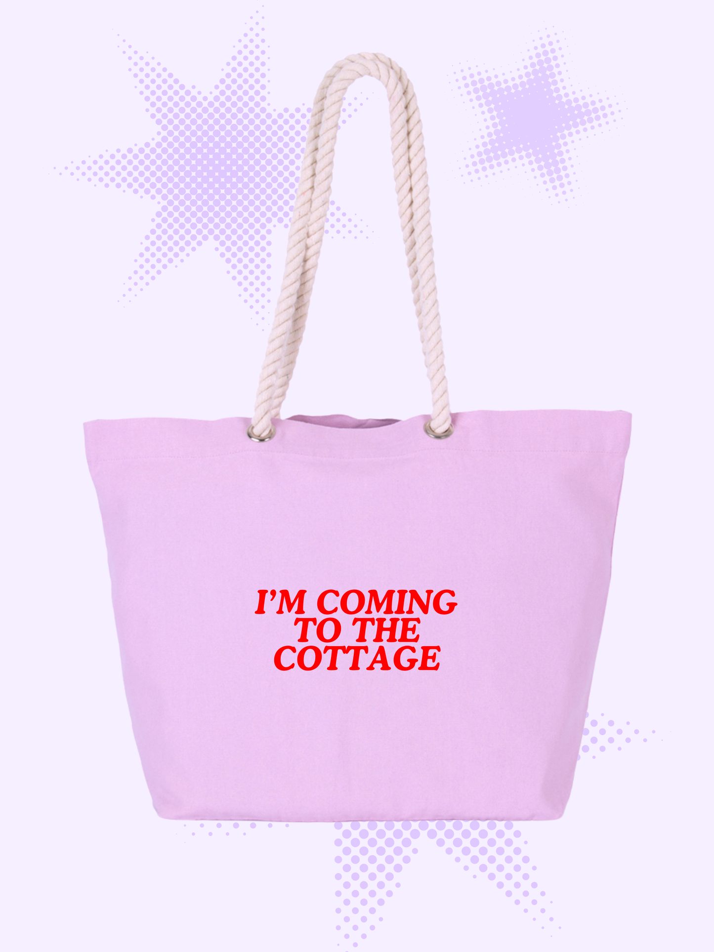 I'm Coming To The Cottage Tote Bag