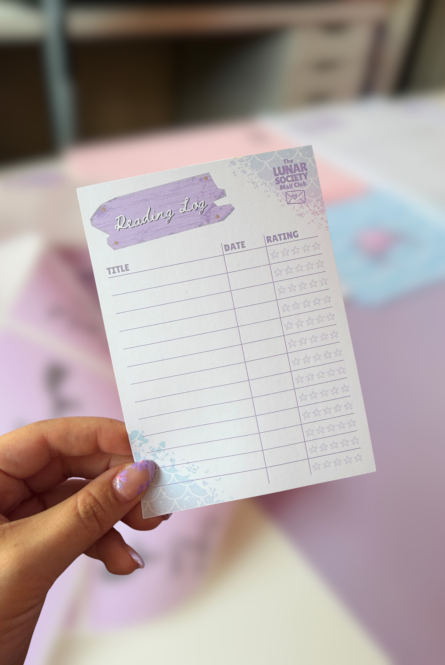 Crystal Cove Reading Tracker