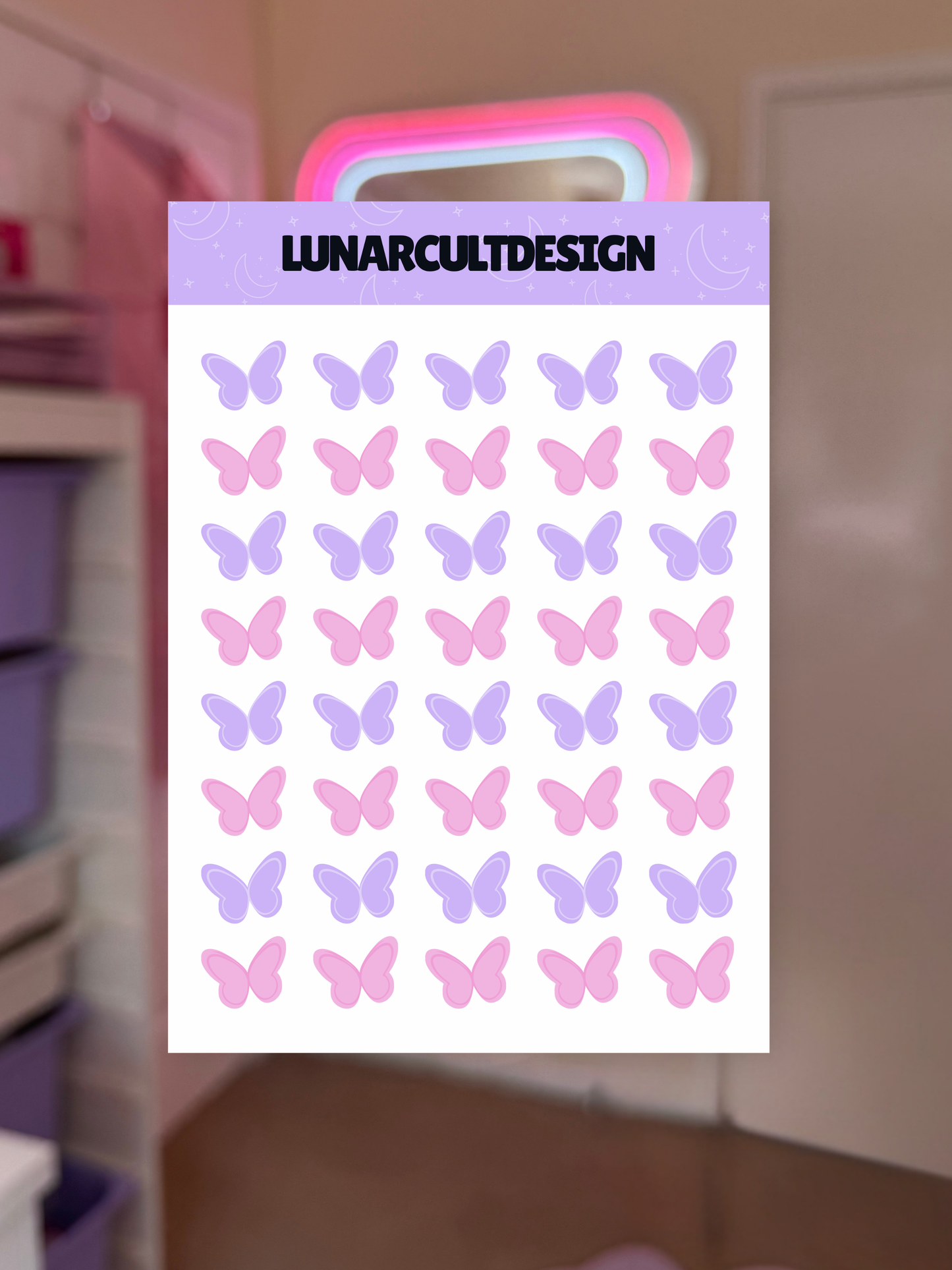 Dreamy Butterfly Sticker Sheet