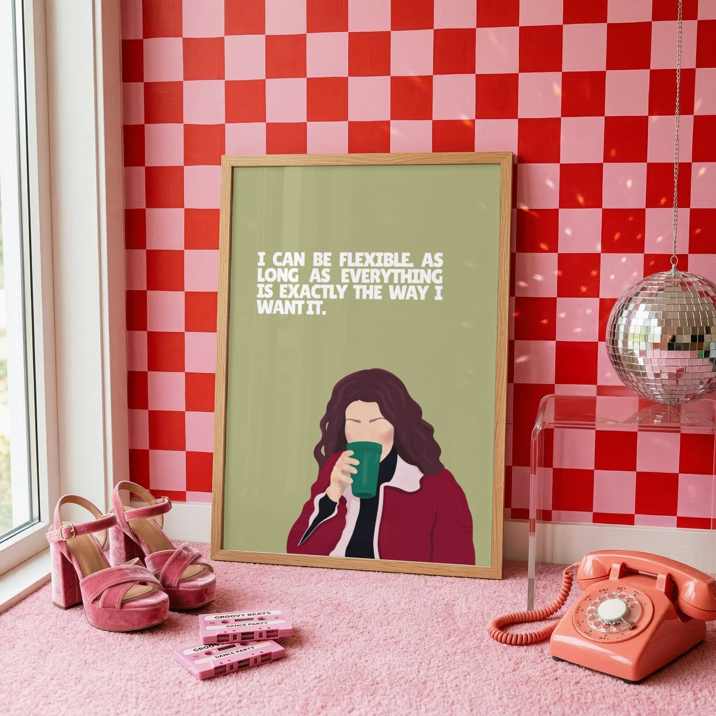 I Can Be Flexible Wall Art Print