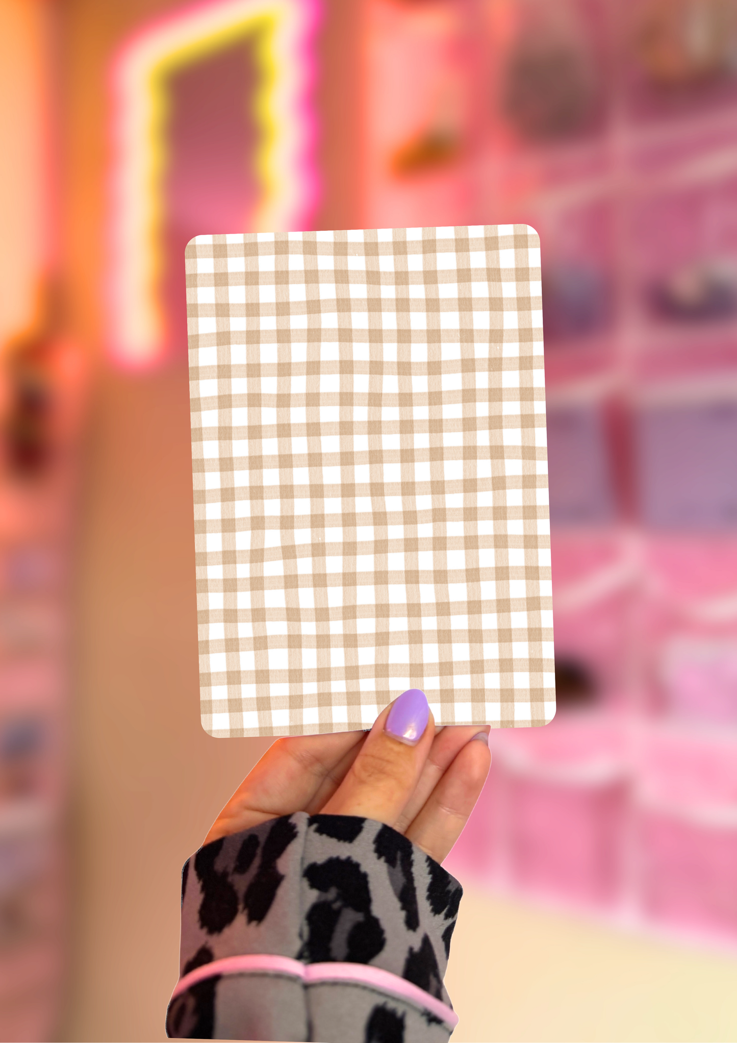 Gingham e-Reader Insert