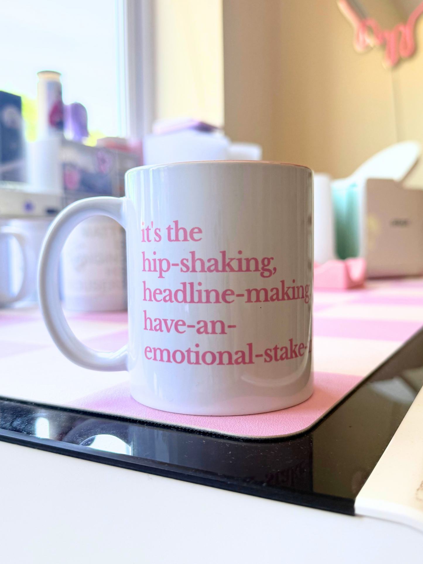 Hip Shaking Headline Making Ceramic Mug (B Grade)