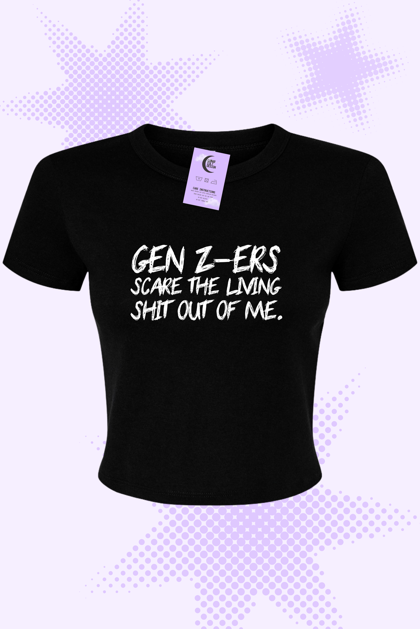 Gen Z-ers Scare The Living Shit Out of Me Baby Tee