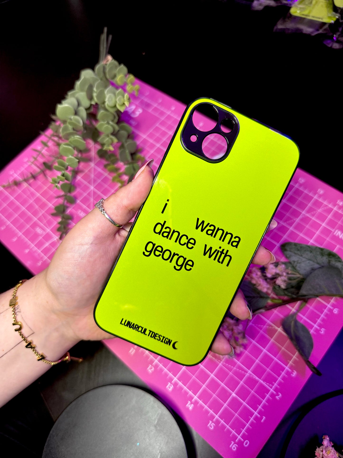 I Wanna Dance With George iPhone Case