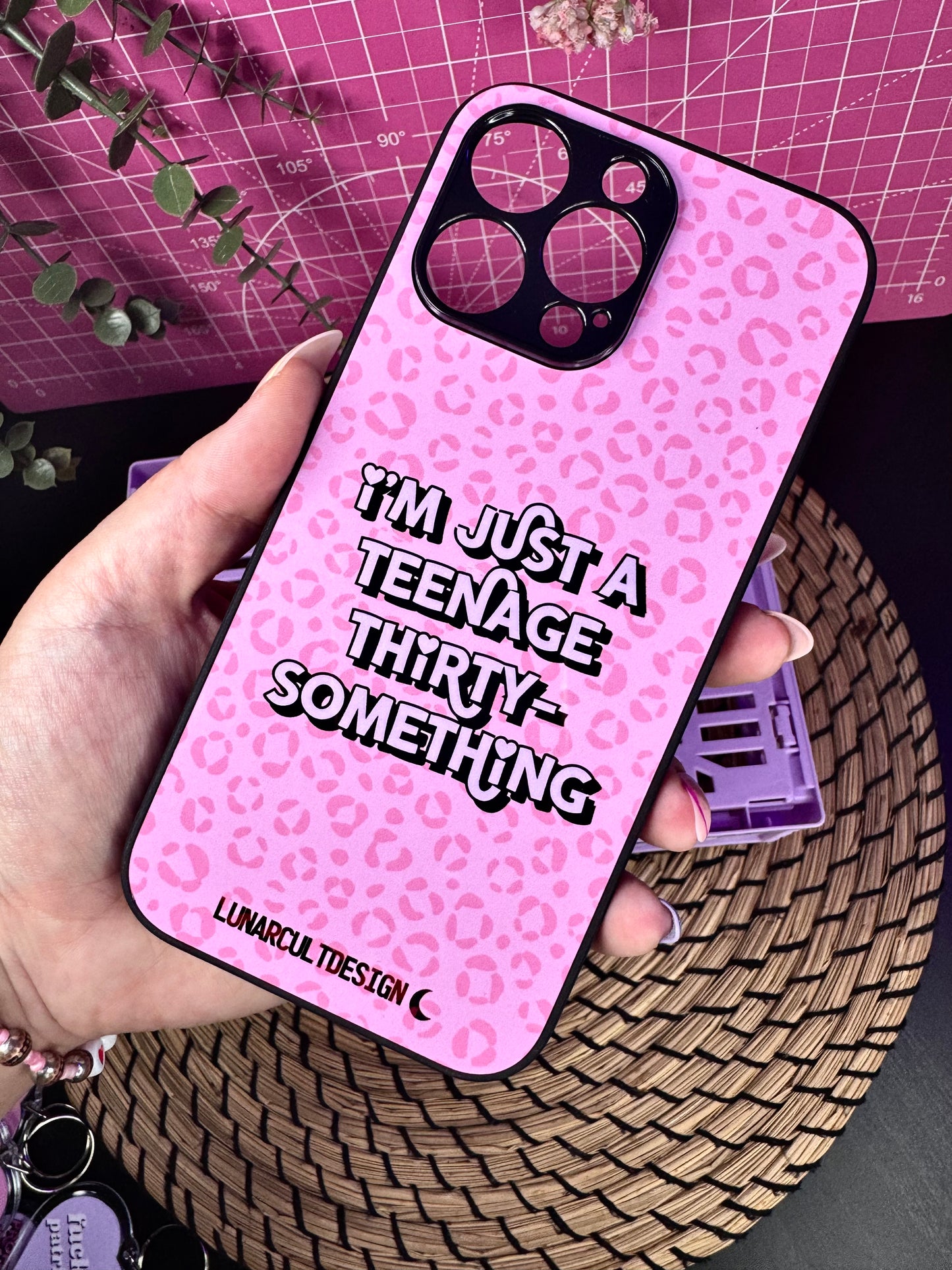 Teenage Thirty-Something iPhone Case