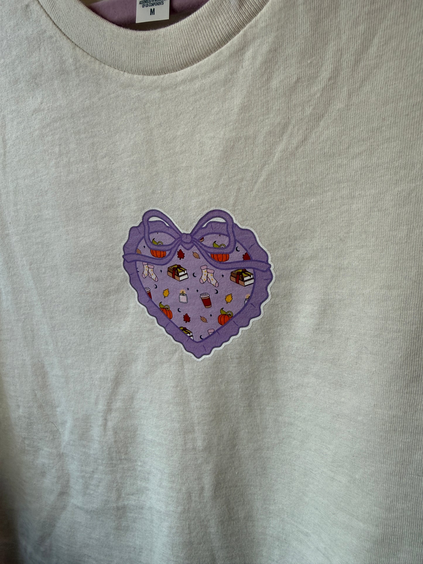 Autumn Girly Cropped T-Shirt - Size M