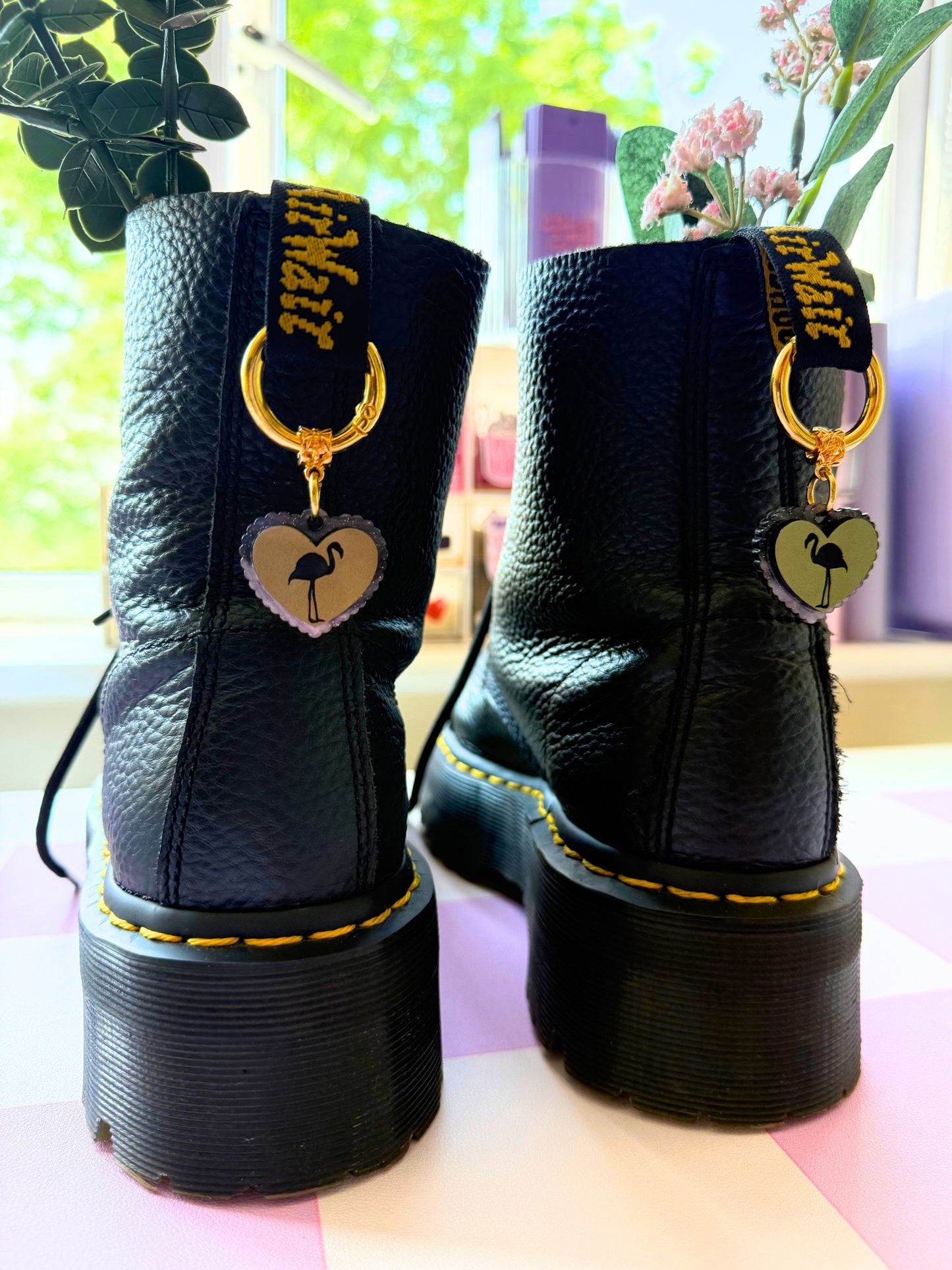 Flamingo Boot Charms