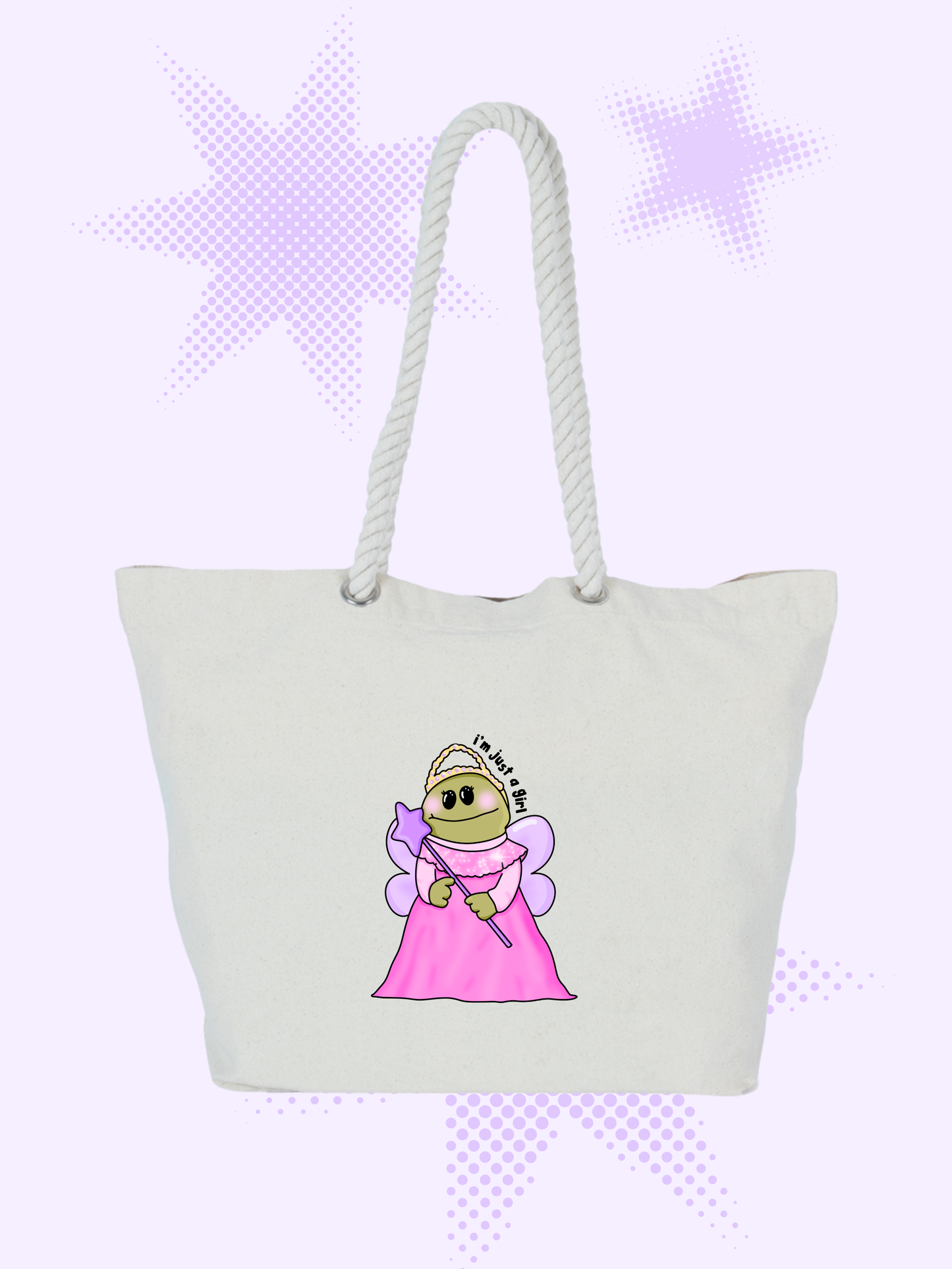 Just A Girl Tote Bag