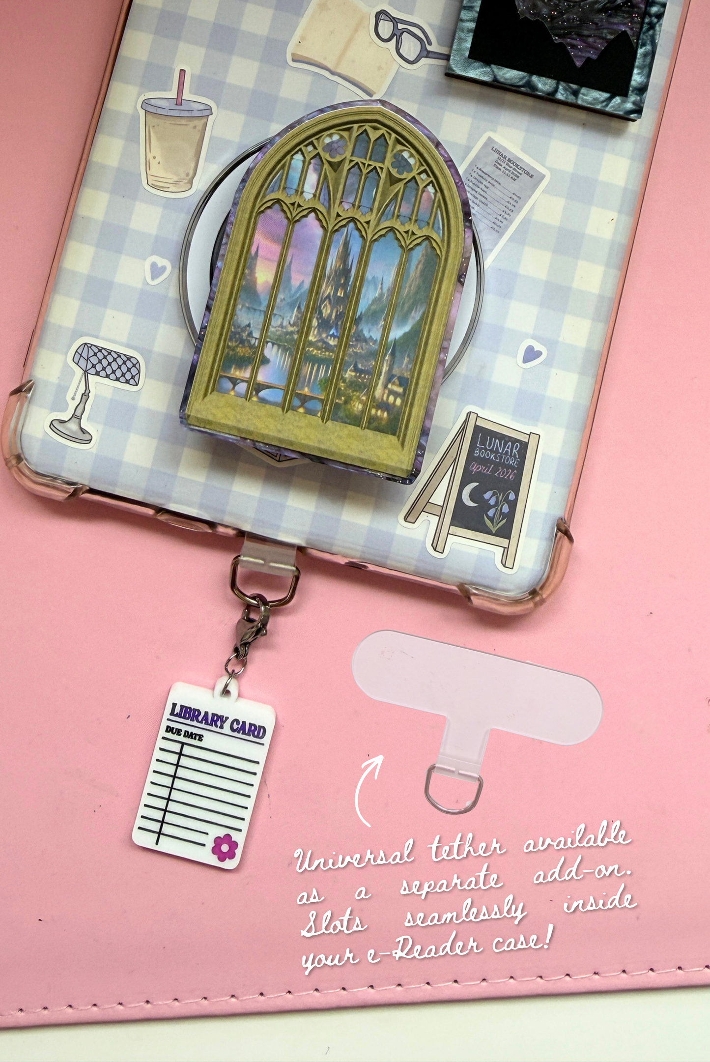 e-Reader Charms - Library Card