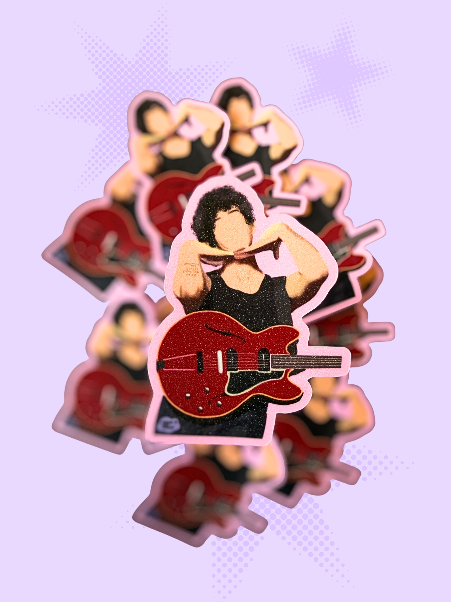 Matty Babygirl Glittery Sticker