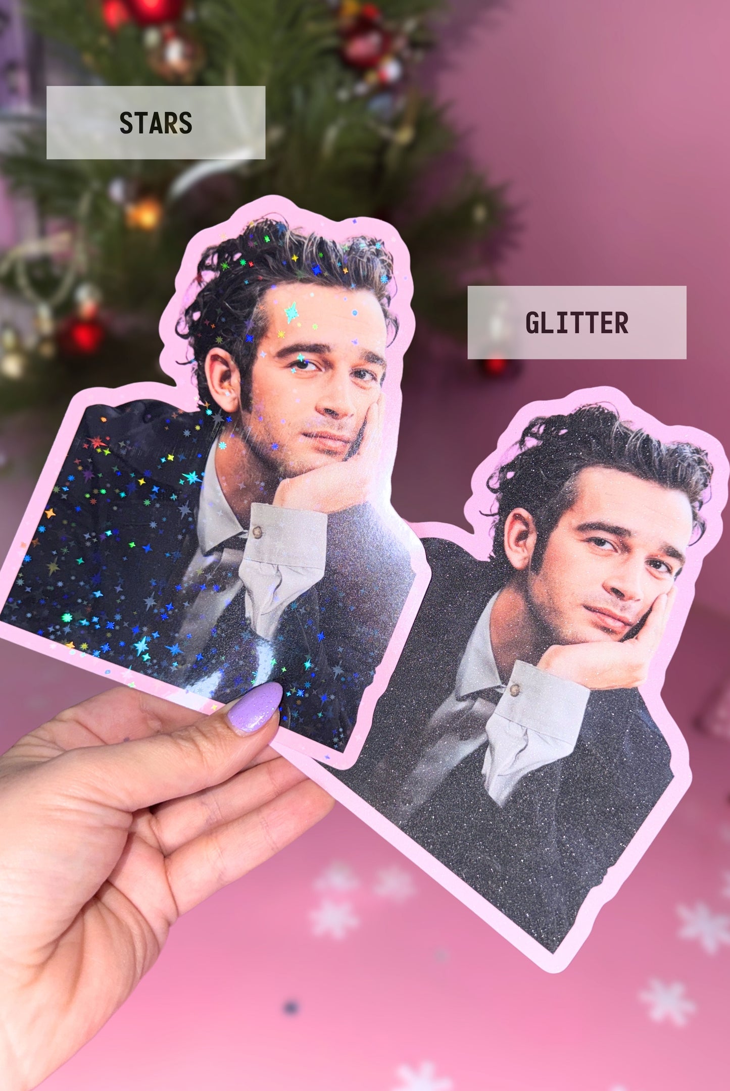 Matty Sparkly Christmas Tree Topper