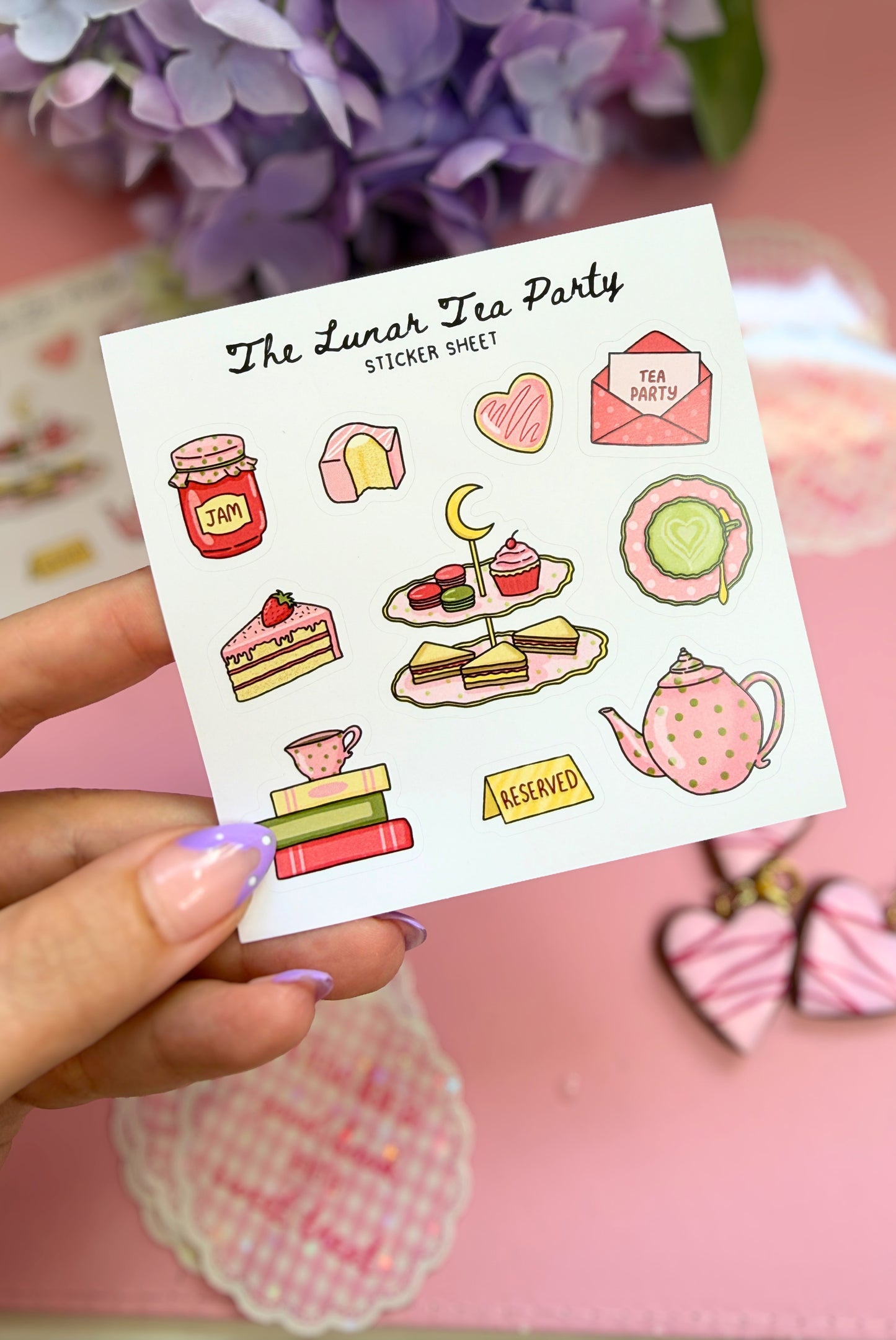 The Lunar Tea Party Sticker Sheet