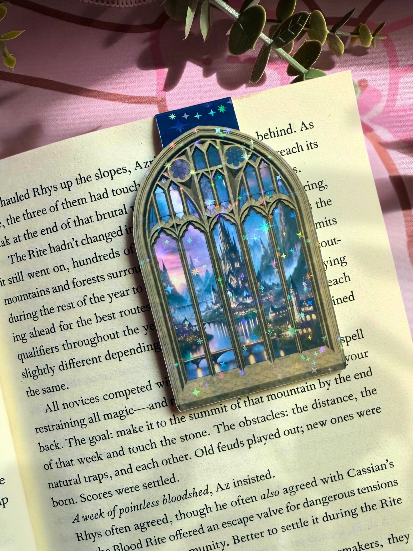 Starlight Sparkly Magnetic Bookmark