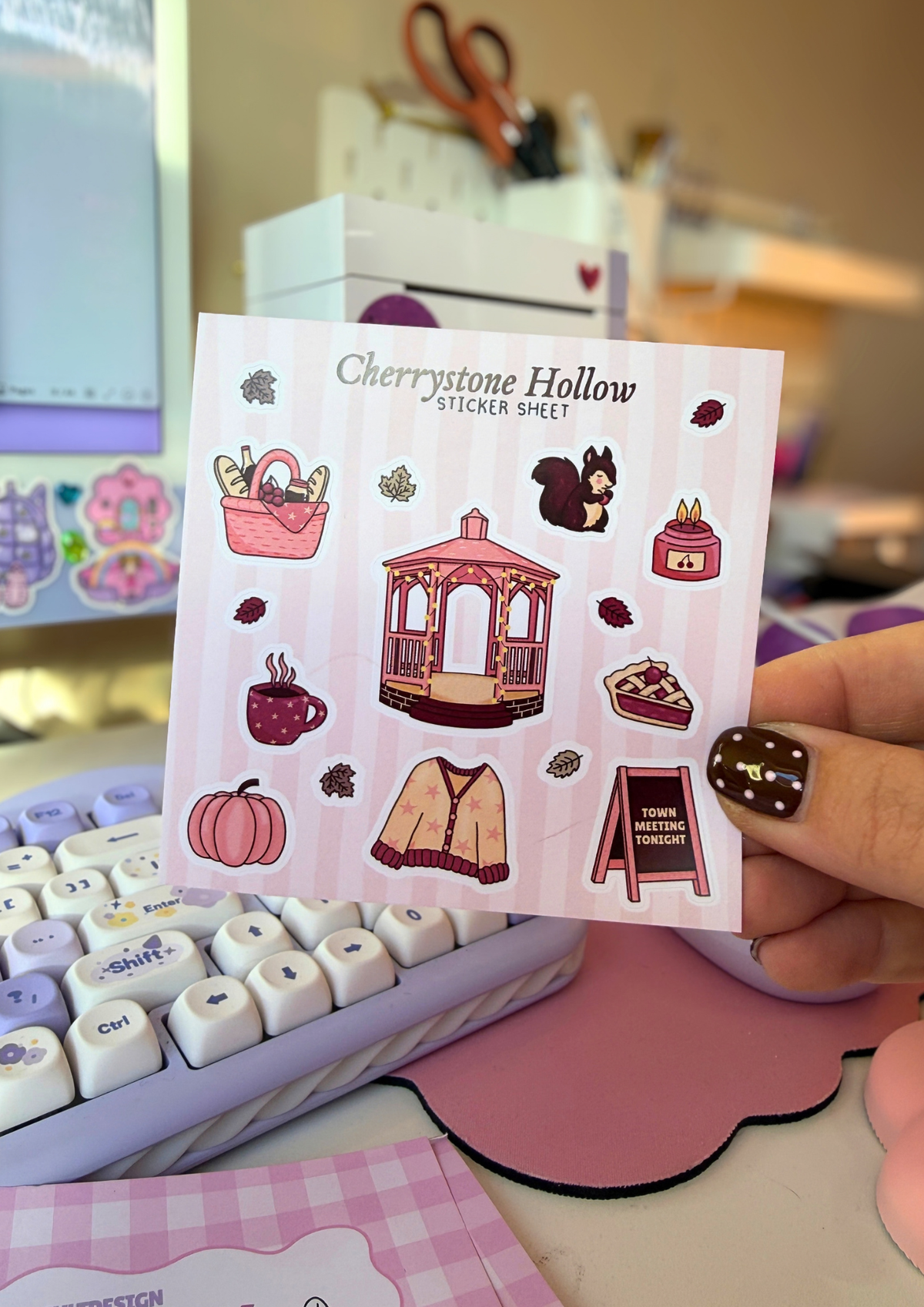 Cherrystone Hollow Sticker Sheet