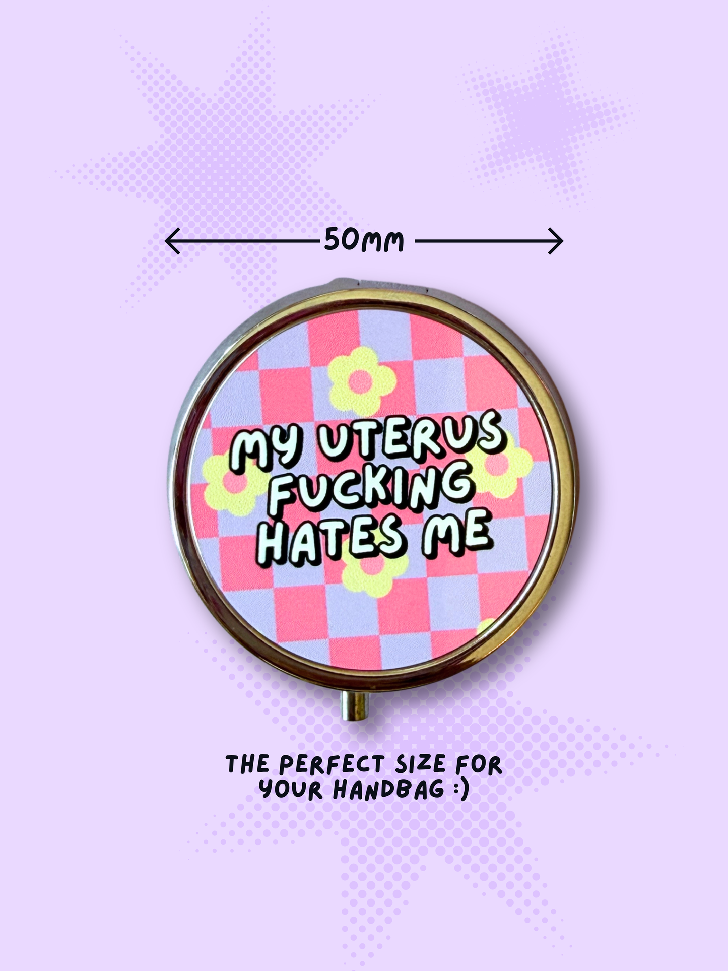 My Uterus Hates Me Pill / Vitamin Organiser