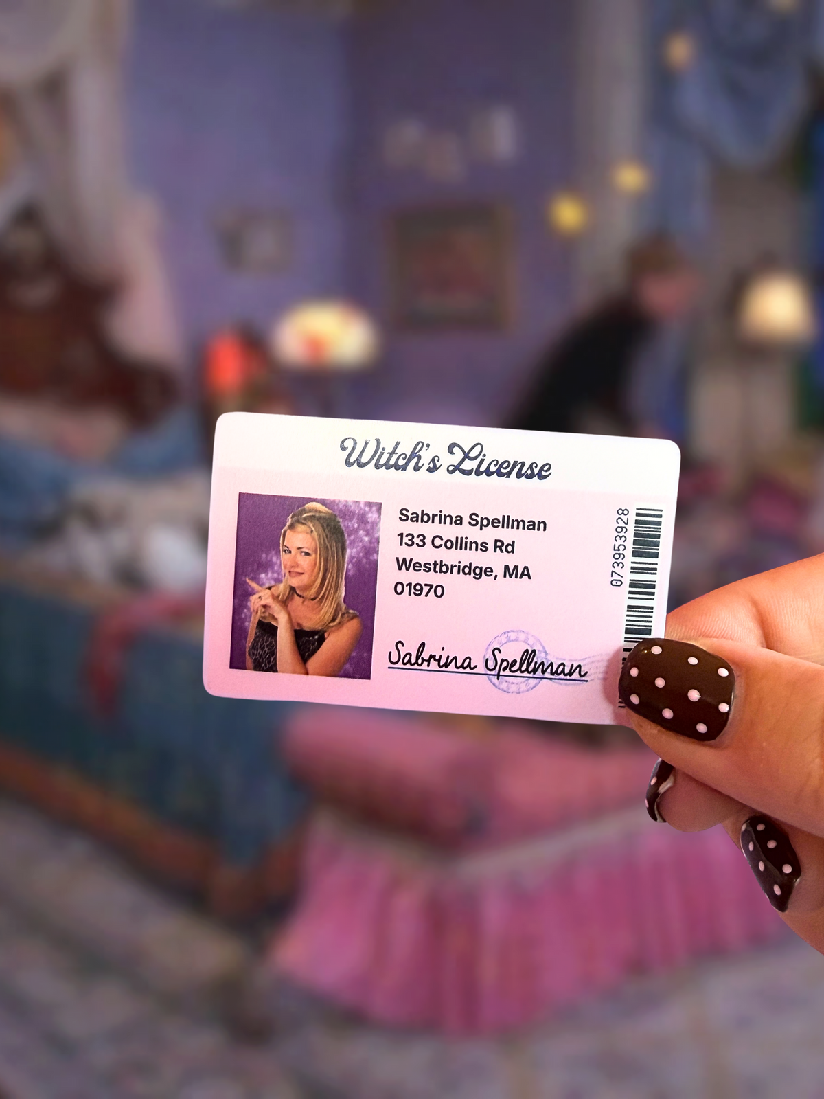 Witch's License Sticker