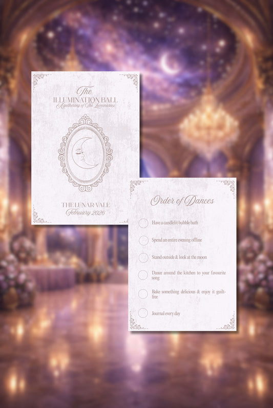 Self Care Journal Punch Card