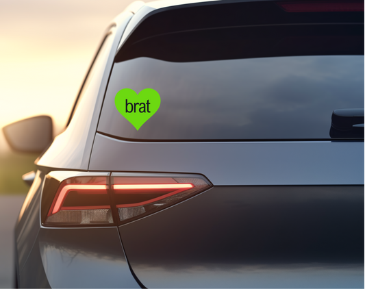 Brat Car Bumper Sticker