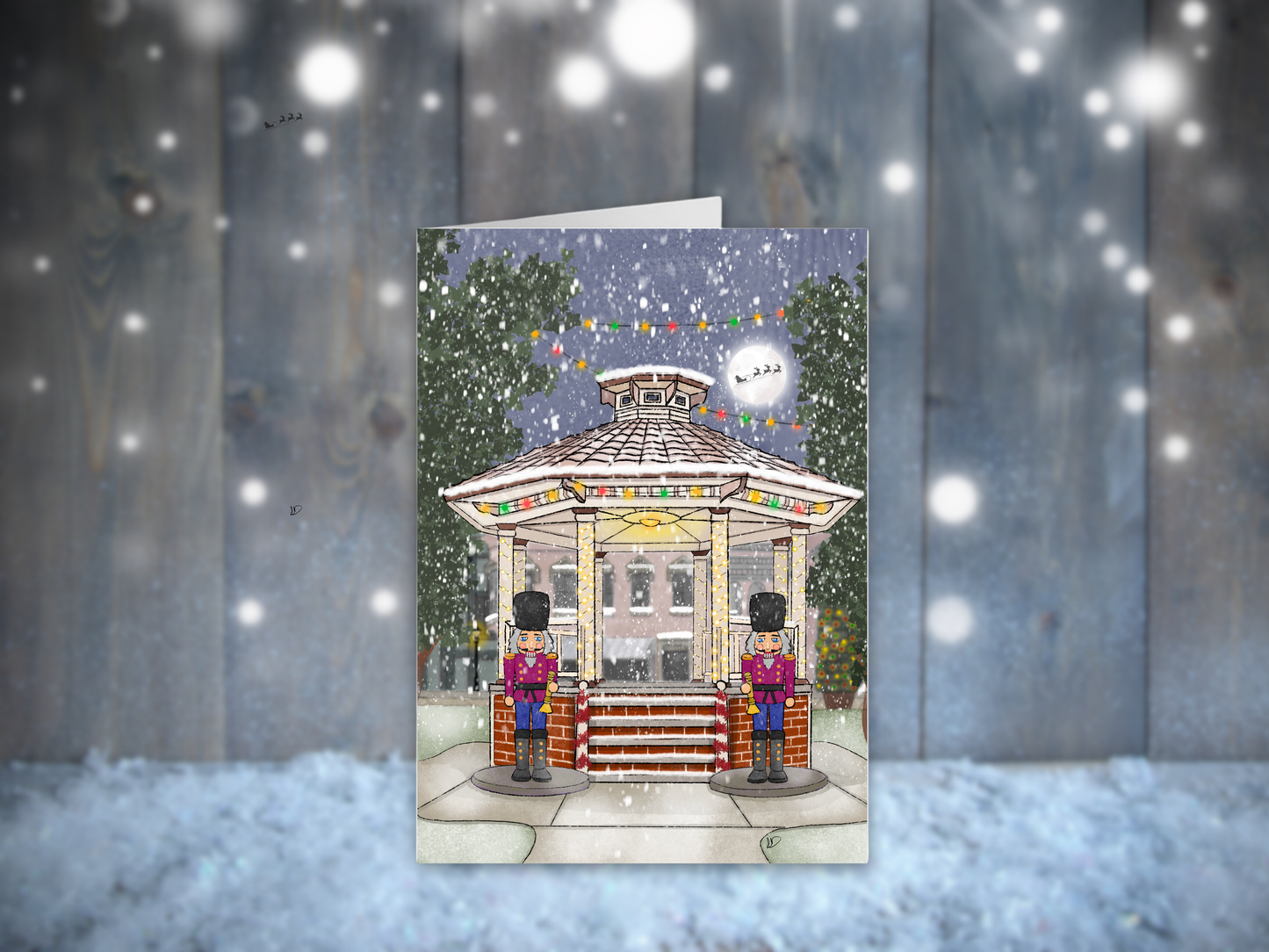 Stars Hollow Gilmore Girls Christmas Card