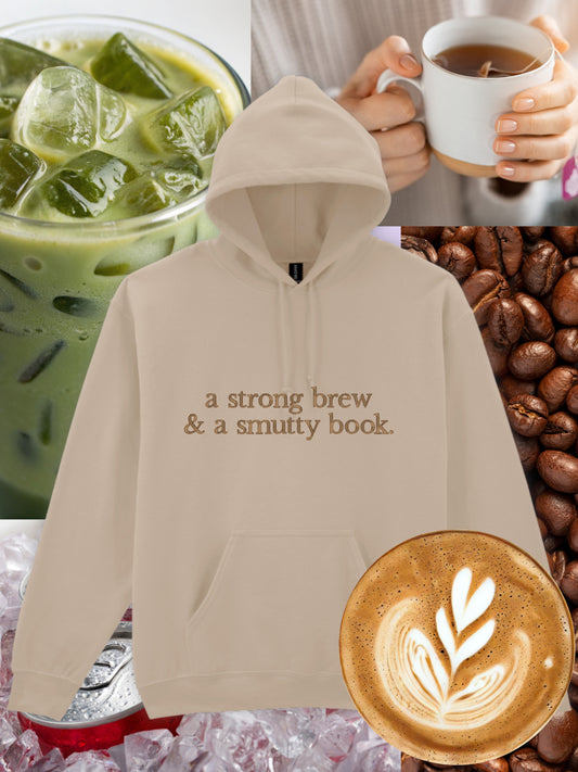 Custom Books & Beverage Embroidered Hoodie