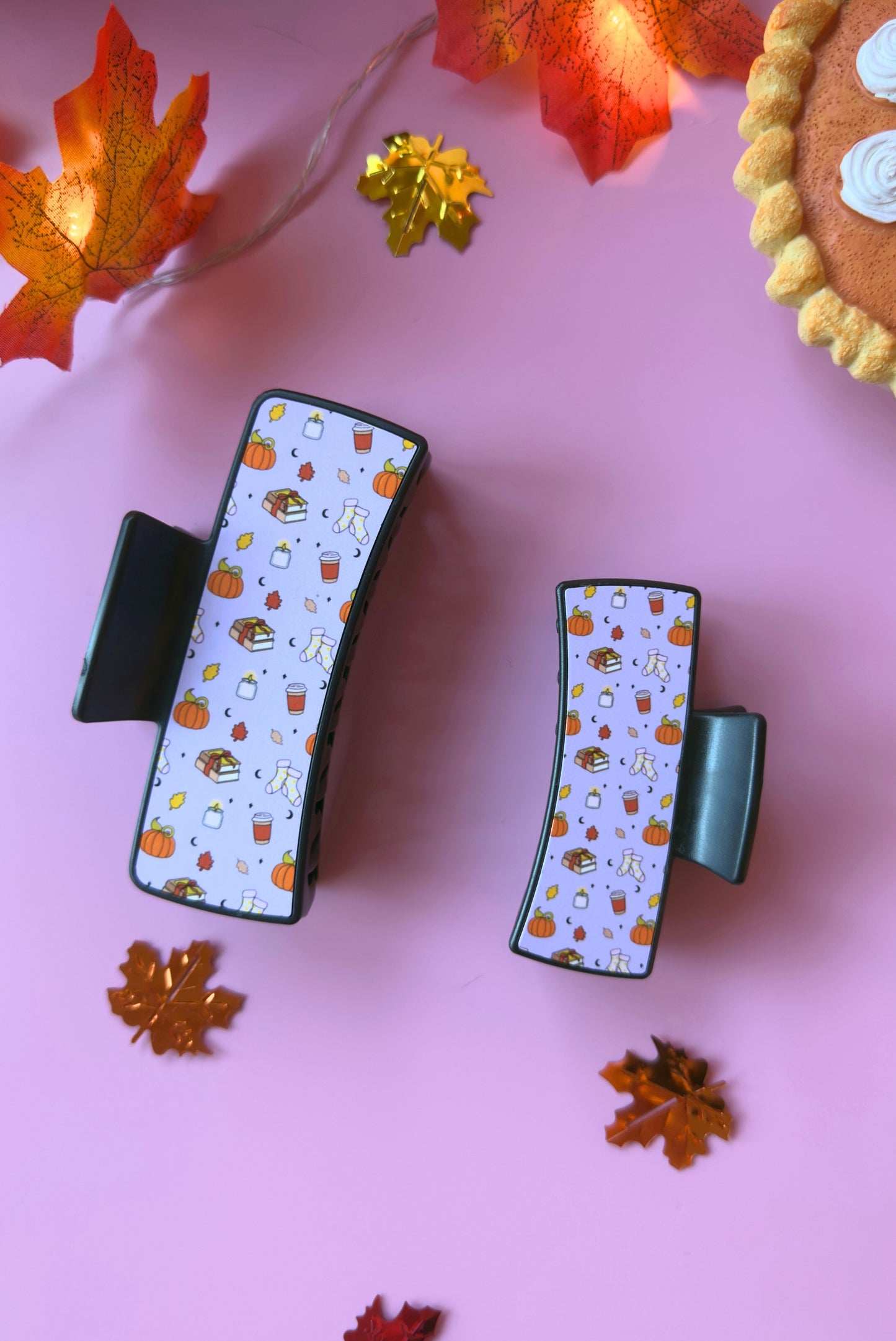 Autumn Girly Claw Clips