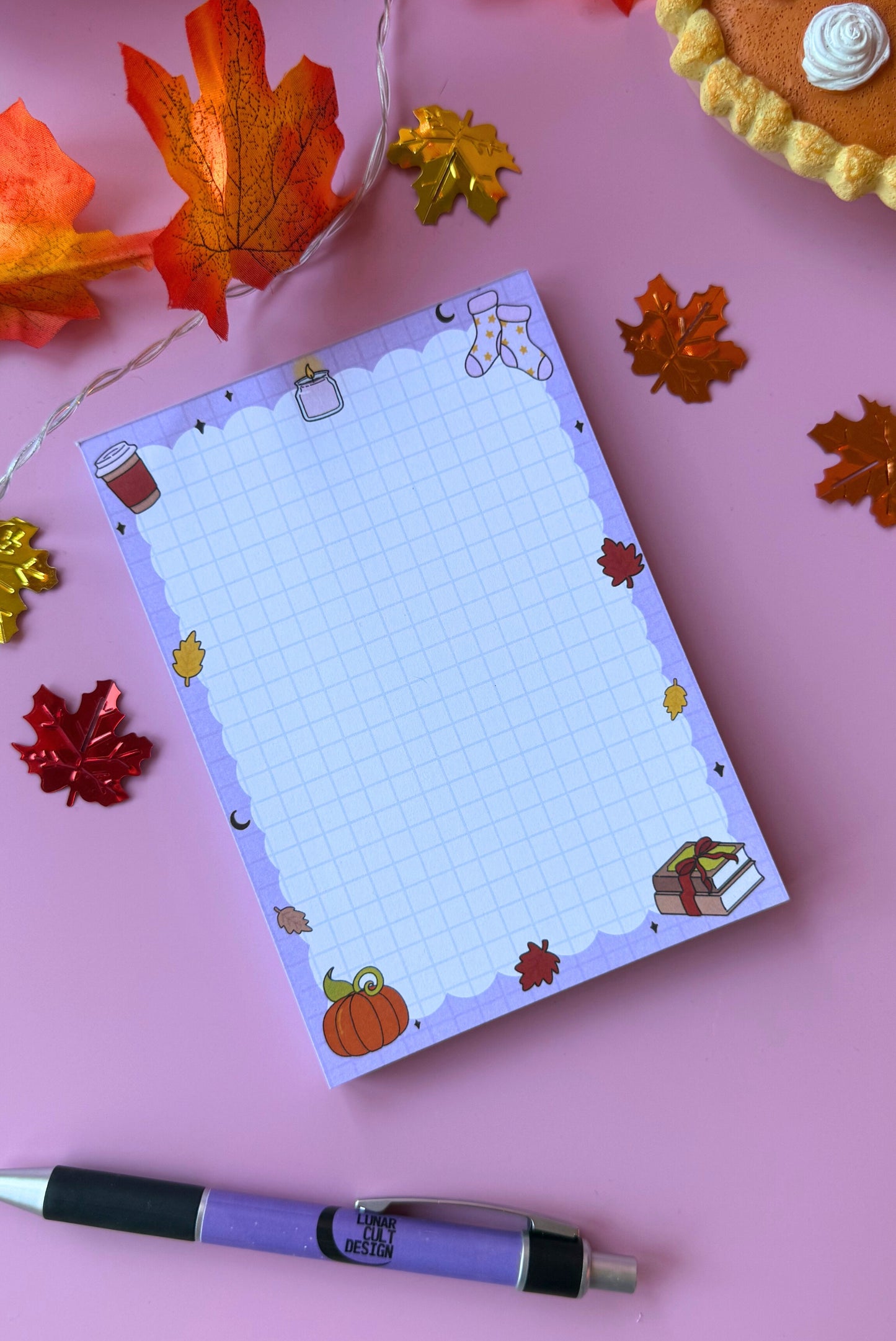 Autumn Girly Notepad