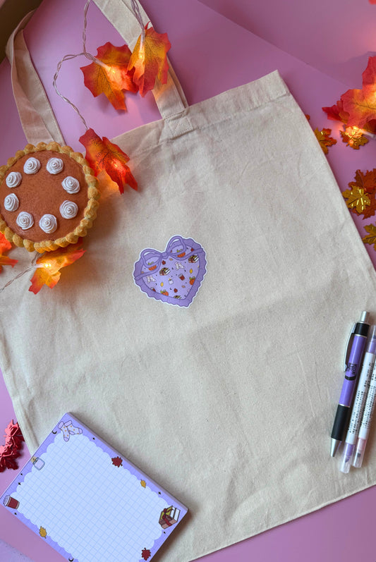 Autumn Girly Tote Bag