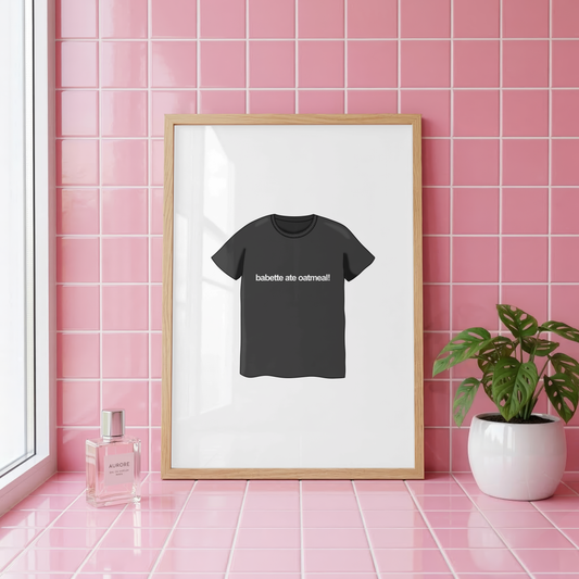 Babette Ate Oatmeal Wall Art Print