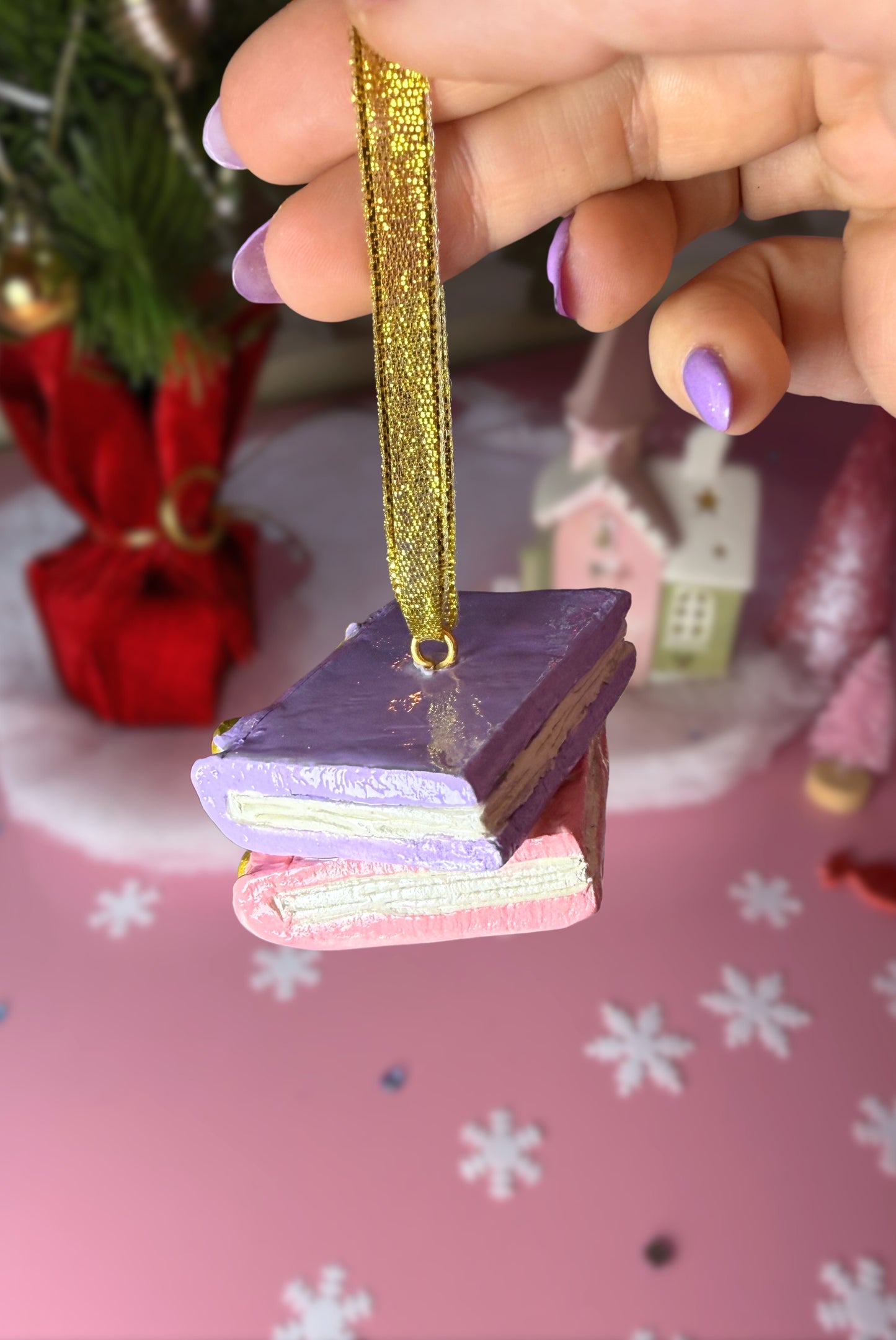 Lunar Book Stack Ornament - Limited Edition