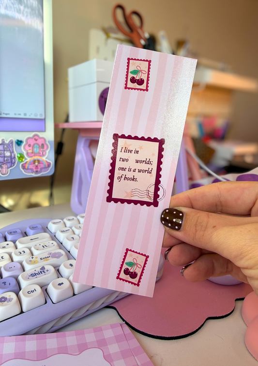 I Live In Two Worlds Bookmark
