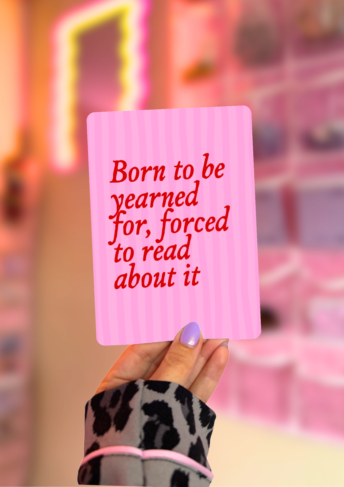 Born To Be Yearned For e-Reader Insert