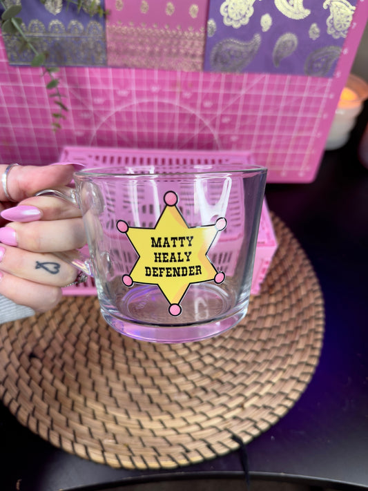 Matty Healy Defender Glass Mug