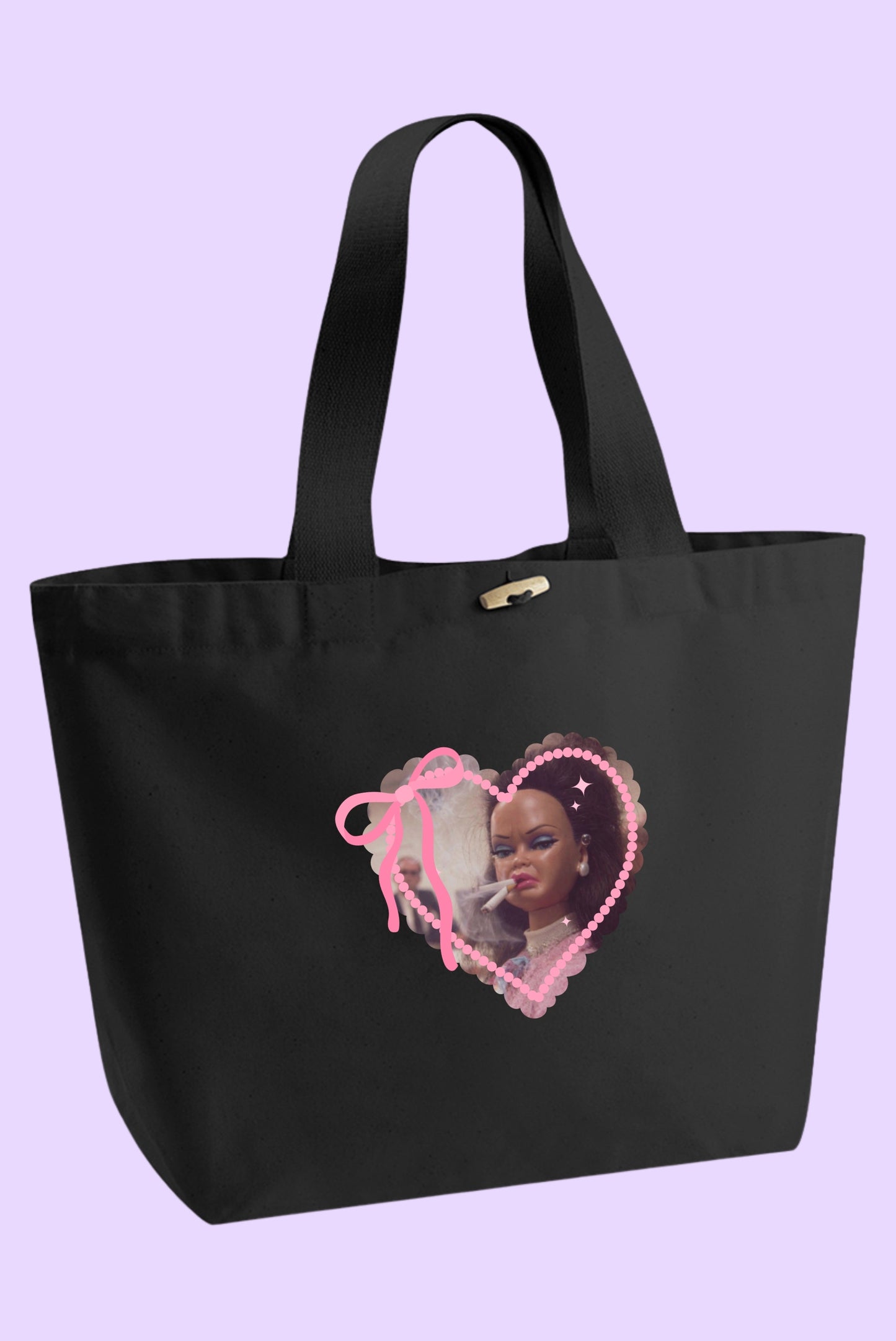 Disgusted Doll Tote Bag