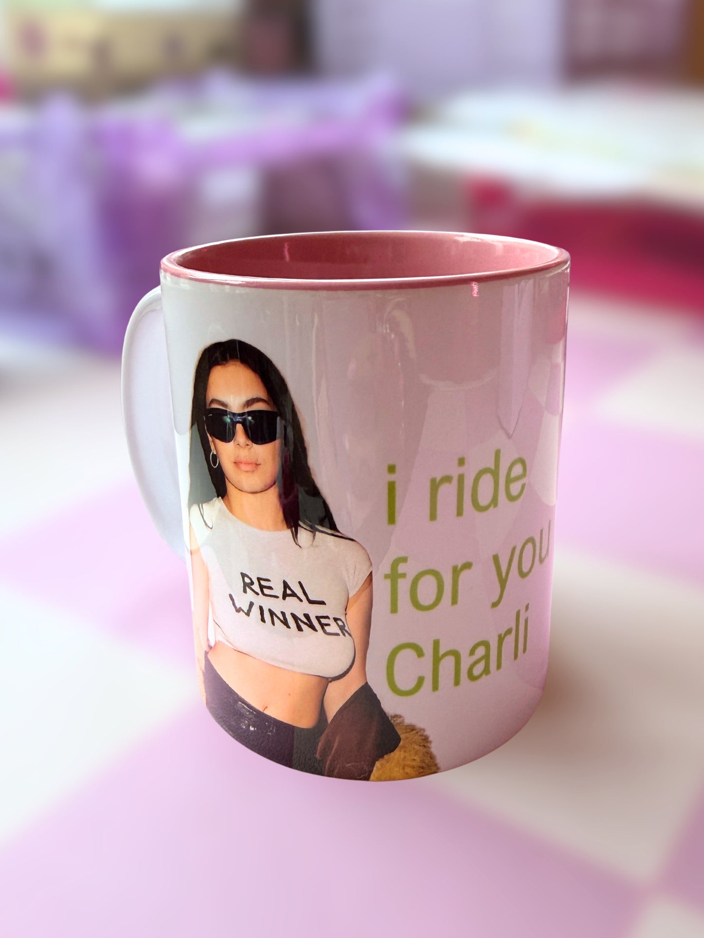 I Ride For You Charli Ceramic Mug