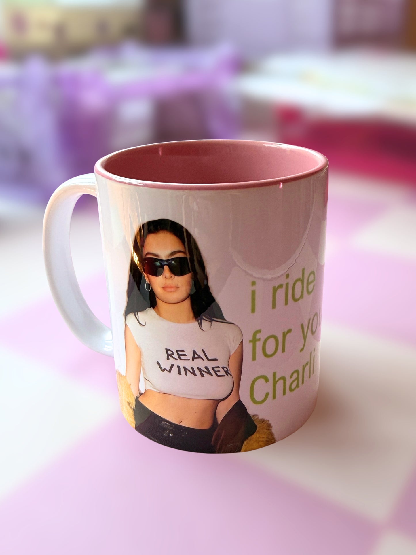 I Ride For You Charli Ceramic Mug