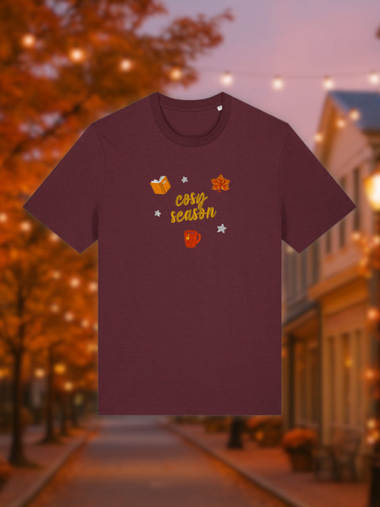 Cosy Season Embroidered T-Shirt