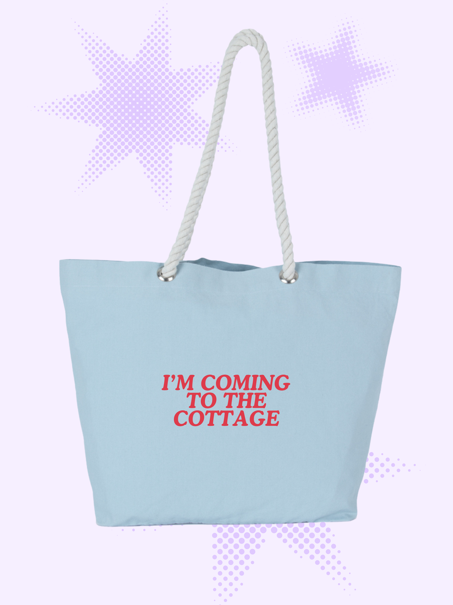 I'm Coming To The Cottage Tote Bag
