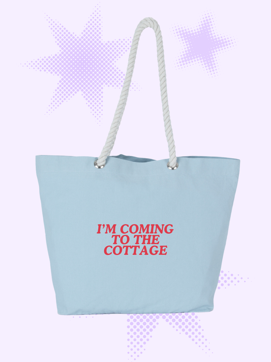 I'm Coming To The Cottage Tote Bag