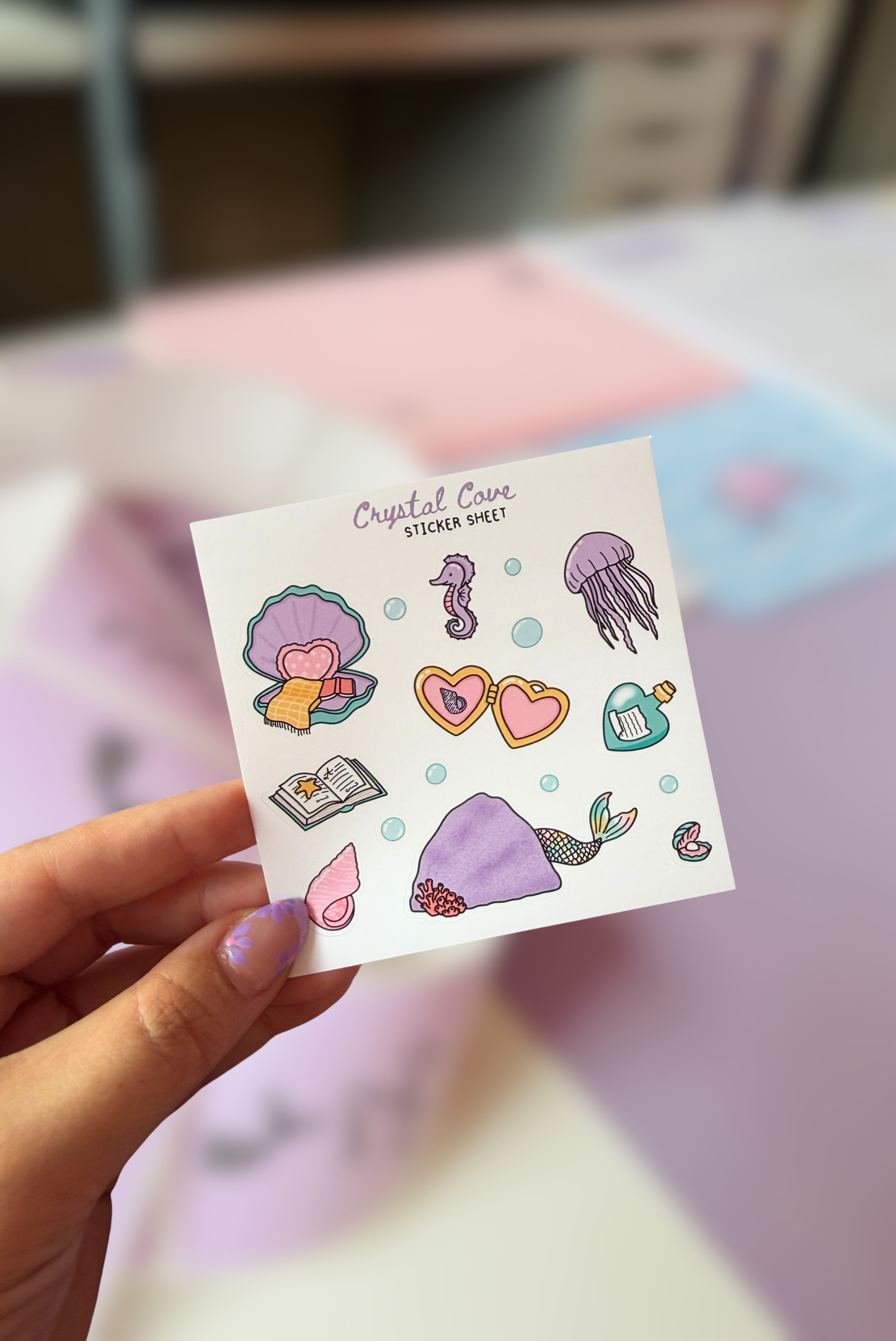 Crystal Cove Sticker Sheet