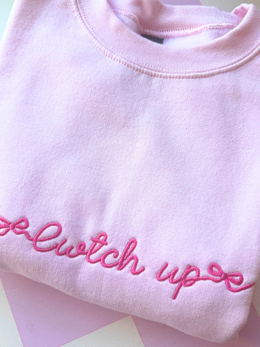 [Ready to Ship] Cwtch Up Embroidered Sweatshirt - Size M