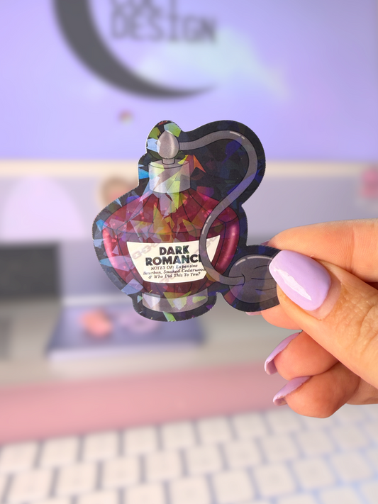 Dark Romance Sparkly Sticker