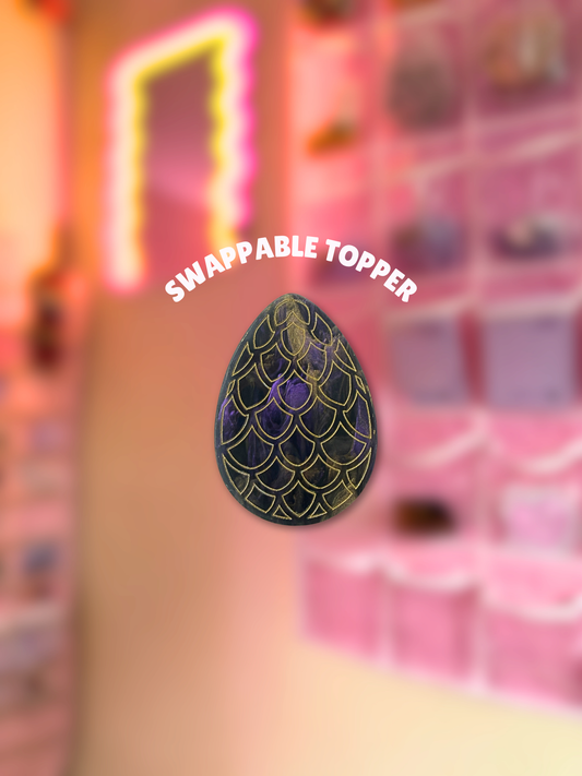 Dragon Egg [Swappable Acrylic Topper for e-Reader & Phone Grips]