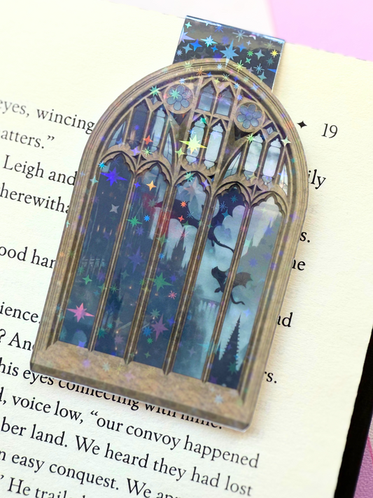 Dragon College Sparkly Magnetic Bookmark