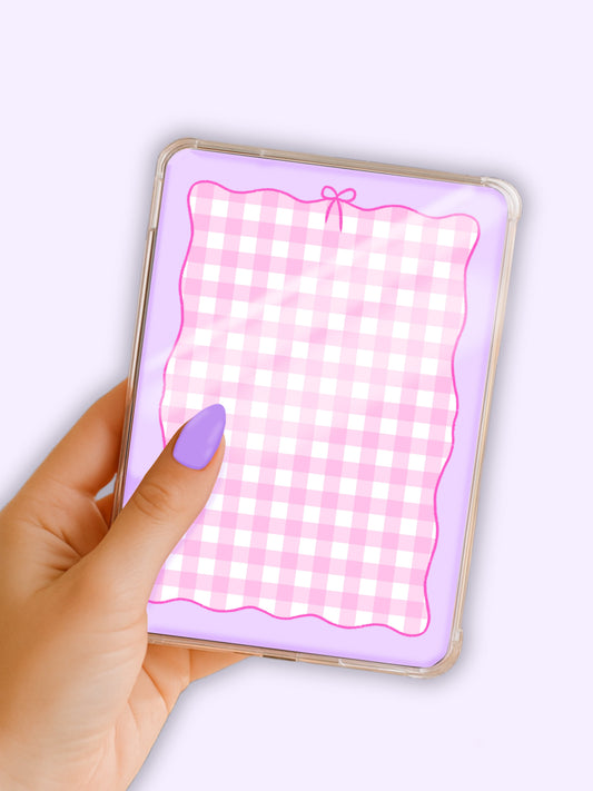 Dreamhouse Gingham e-Reader Insert